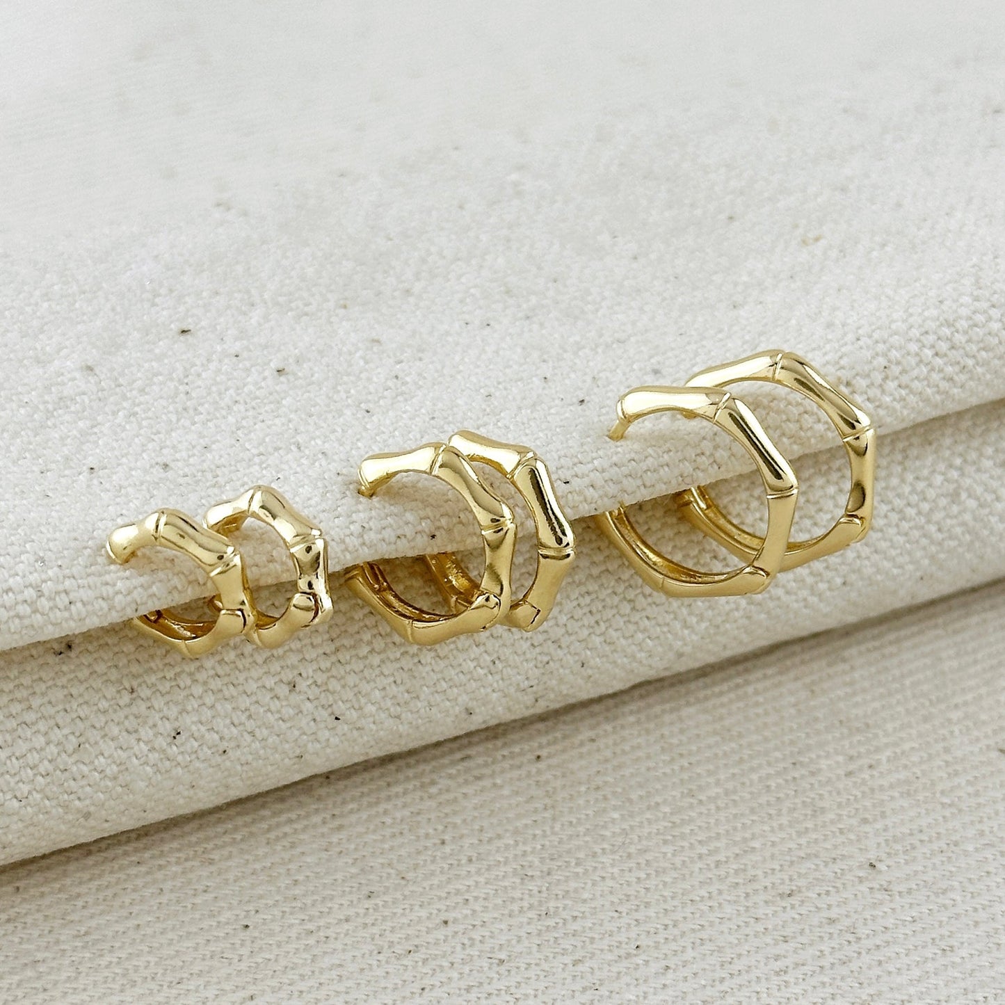 CORRINA- Bamboo Clicker Earrings