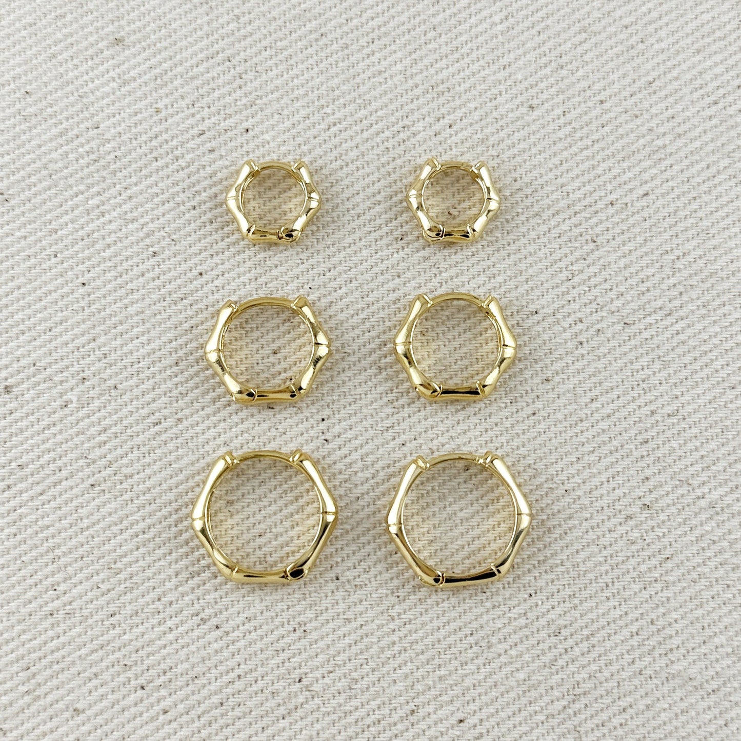 CORRINA- Bamboo Clicker Earrings
