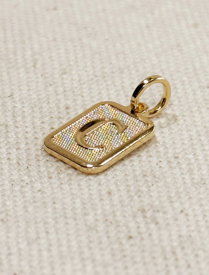 18k Gold-filled initial pendant PREORDER