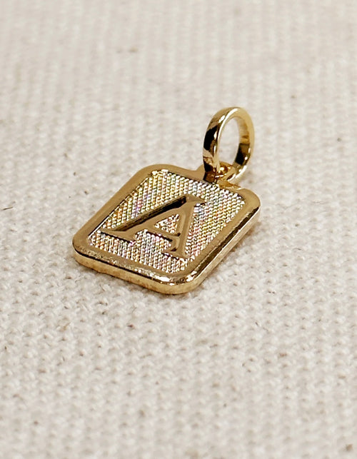 18k Gold-filled initial pendant PREORDER