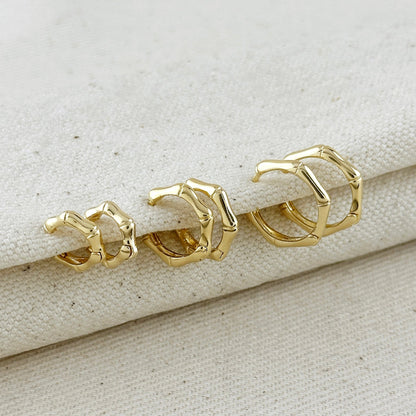 CORRINA- Bamboo Clicker Earrings