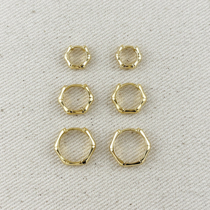 CORRINA- Bamboo Clicker Earrings